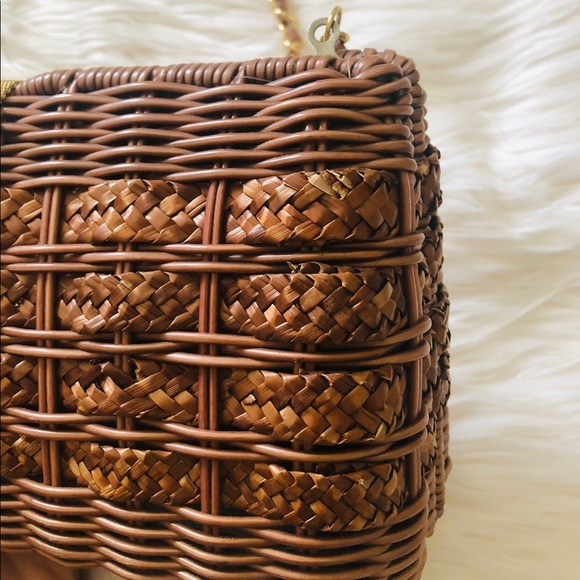 Wicker basket weave purse - Picture 7 of 8